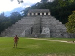 Palenque - Selfie with Templo de las Inscripciones